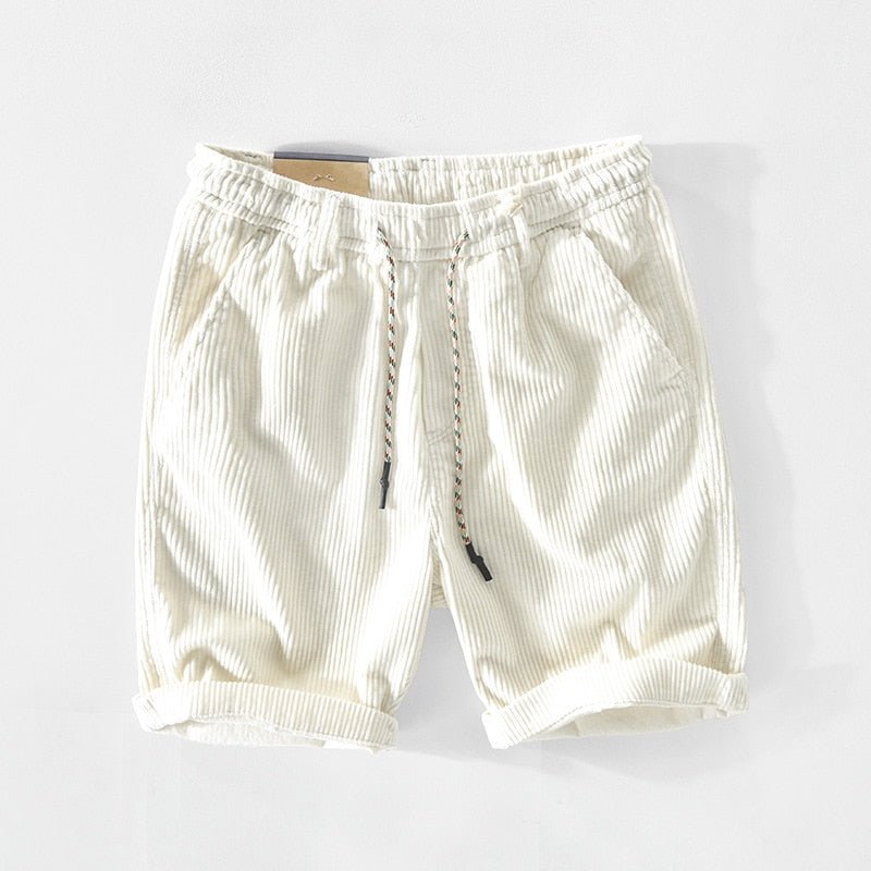 Hector - Kord shorts Weiß