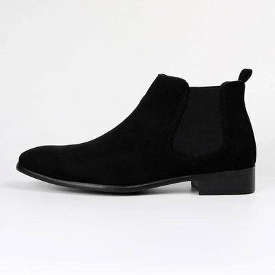 Chelsea-Stiefel für Herren aus Wildlederimitat, zeitloses Design
