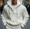 Herren-Hoodie | Zopfmuster, lockere Passform, warme Strickmischung