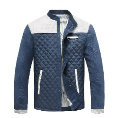 Herren Langarm Jacke Hochwertiger Stoff Elegant Bequem