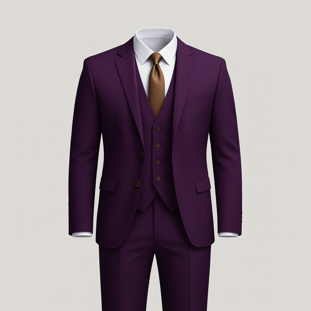 Purple 3-piece Suit
