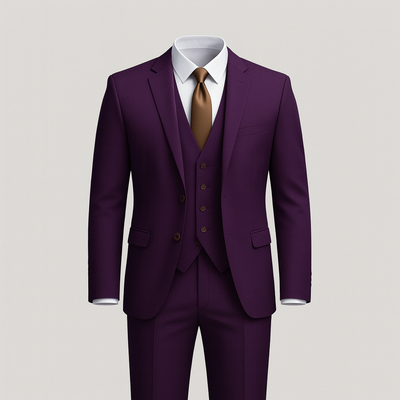 Purple 3-piece Suit