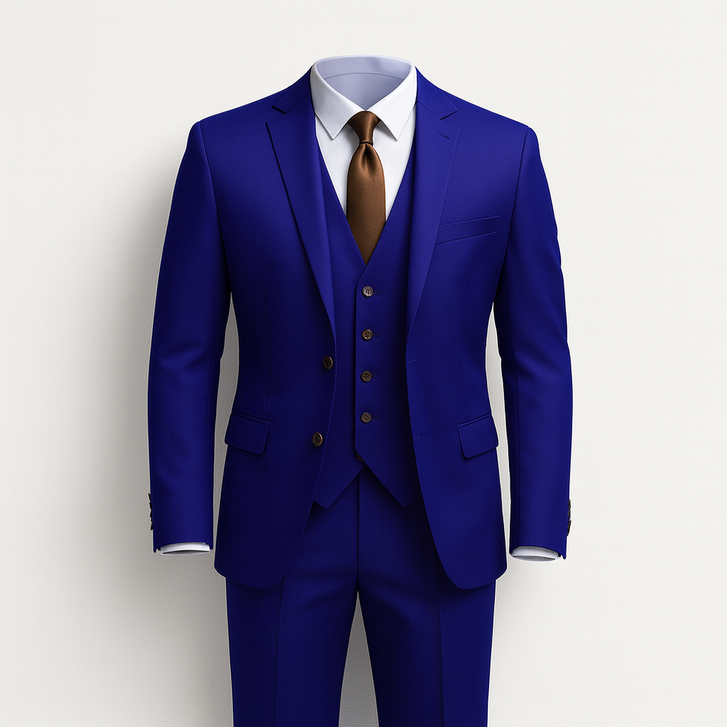 Royal Blue 3-piece Suit
