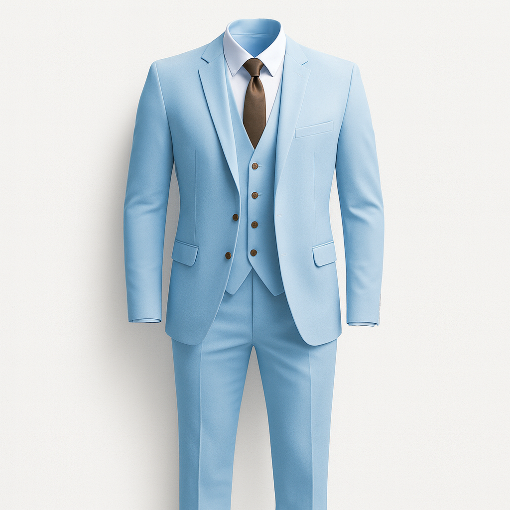 Blue 3-piece Suit
