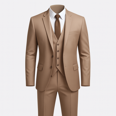 Light Brown 3-piece Suit