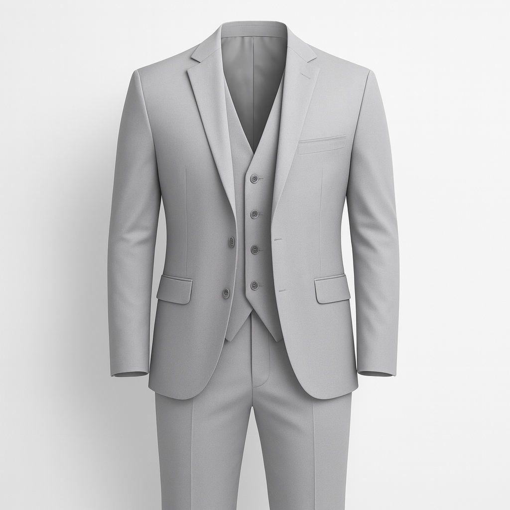 Light Gray 3-piece Suit
