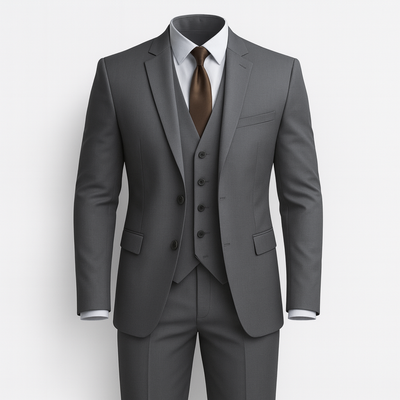 Gray 3-piece Suit