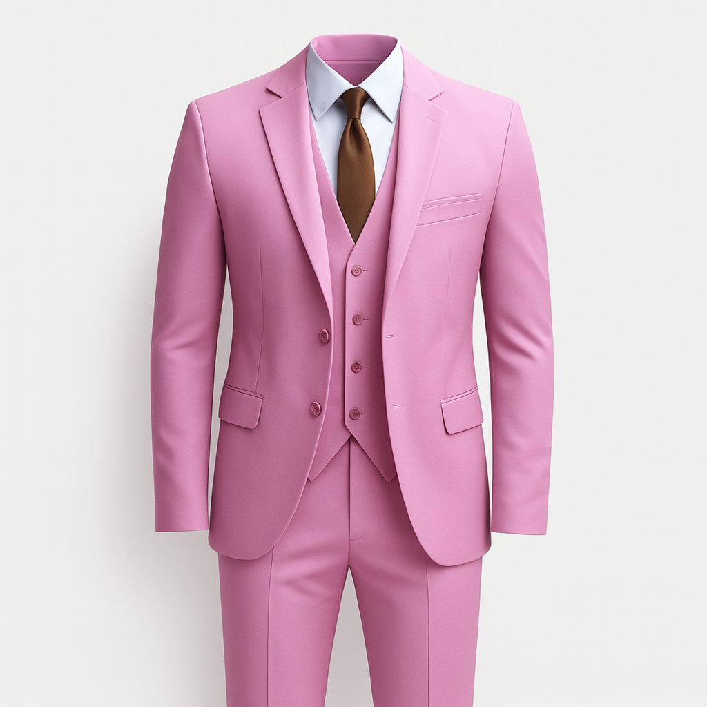 Pink 3-piece Suit