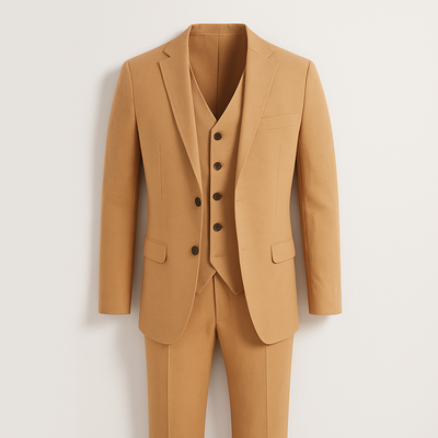Khaki Men's Suit