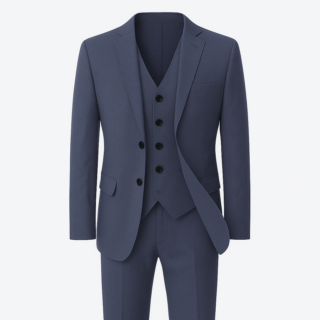 Dark Blue Men's Suit
