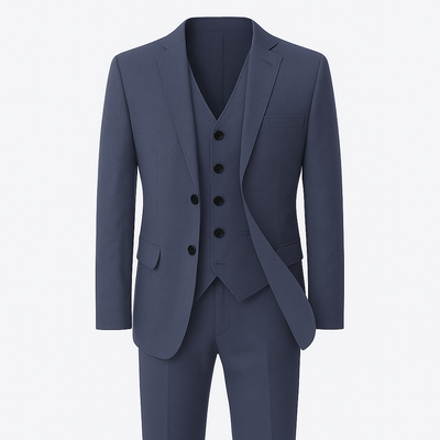 Dark Blue Men's Suit