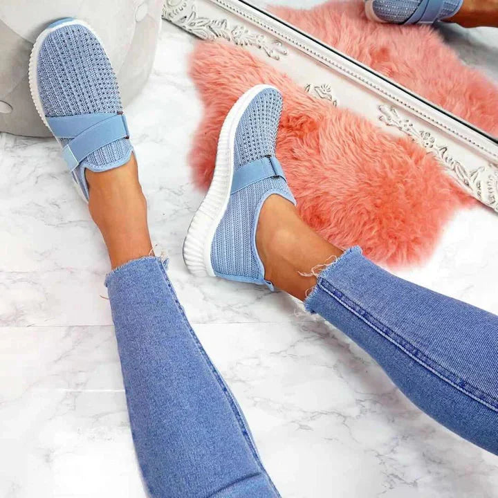 Damen-Sneakers mit Klettverschluss - Verbessern Sie Ihre Haltung
