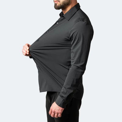 NovaFlex | Anti Kreuk stretch-overshirt til mænd