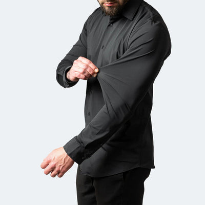 NovaFlex | Anti Kreuk stretch-overshirt til mænd