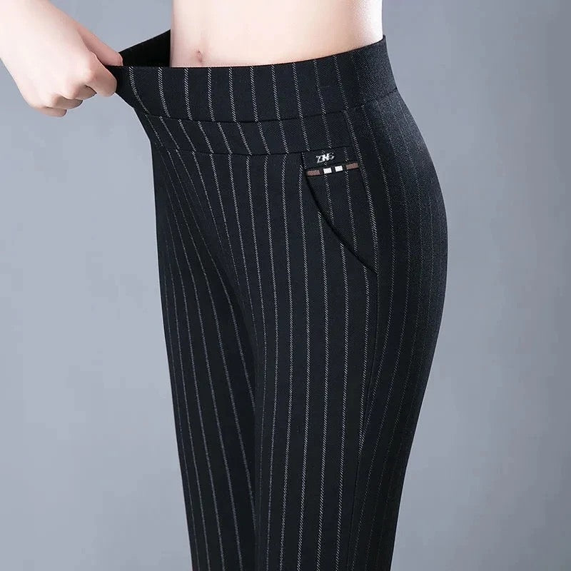 Hochtaillierte Leggings in Stretch-Passform mit Faux-Taschen