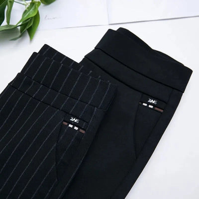 Hochtaillierte Leggings in Stretch-Passform mit Faux-Taschen