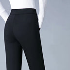 Hochtaillierte Leggings in Stretch-Passform mit Faux-Taschen