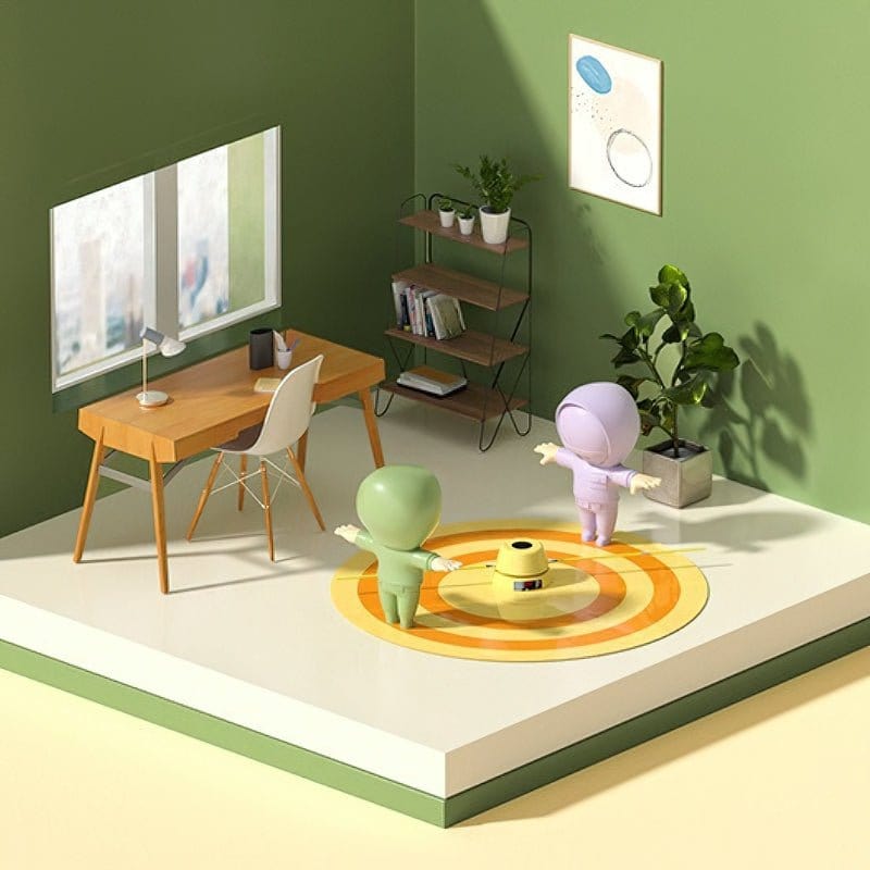 Intelligentes elektrisches Sprunggerät mit rotierendem Seil