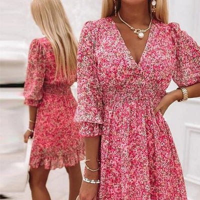 JANNINE - Elegantes Sommer-Minikleid