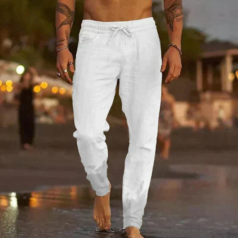 LUCIAN | LEINEN FREIZEITHOSE