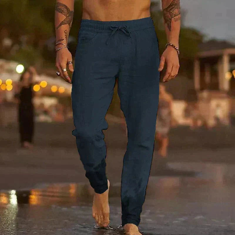 LUCIAN | LEINEN FREIZEITHOSE
