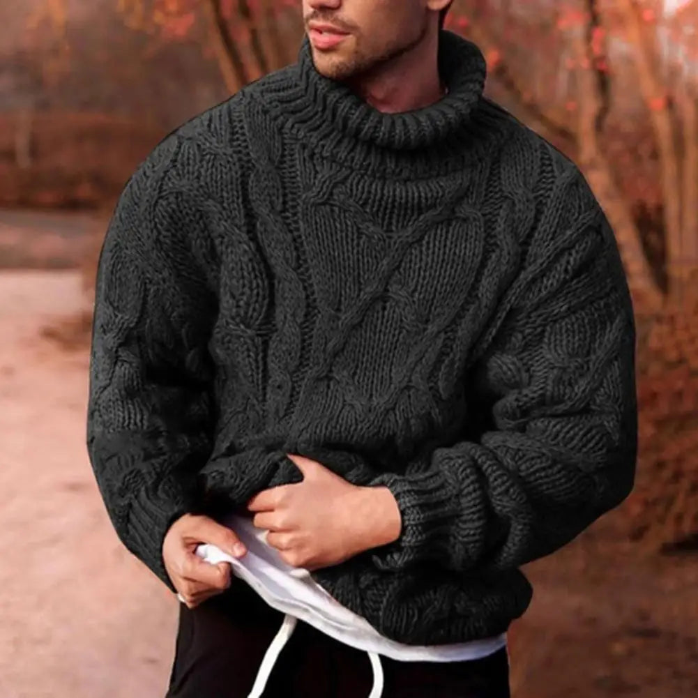 Strickpullover mit Zopfmuster für Männer - Jenson