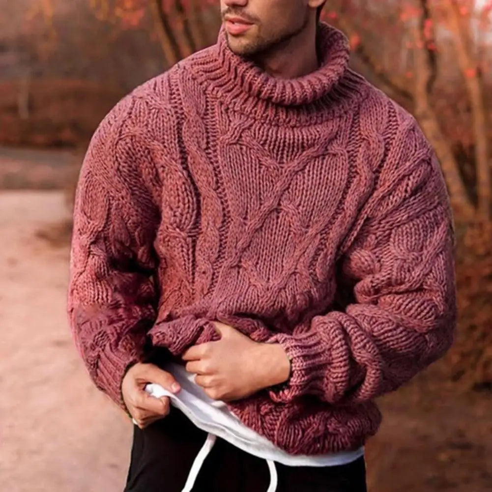 Strickpullover mit Zopfmuster für Männer - Jenson