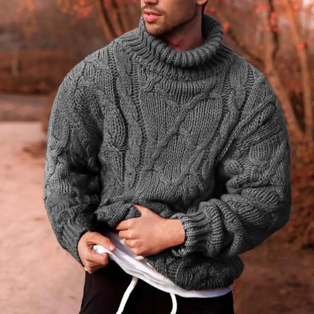 Strickpullover mit Zopfmuster für Männer - Jenson