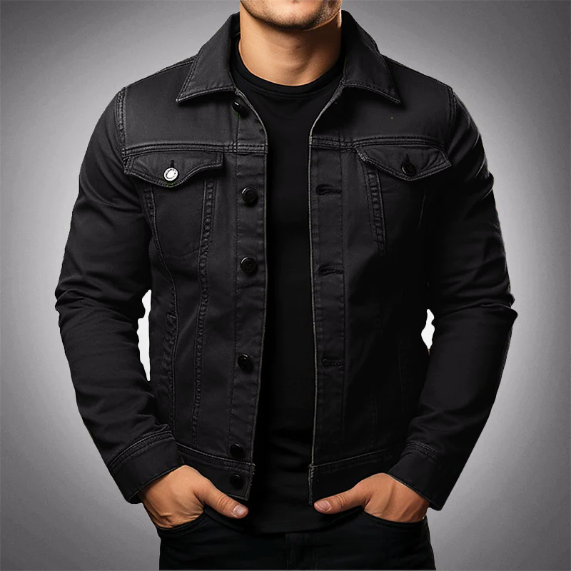 Schlanke Jeansjacke für Männer