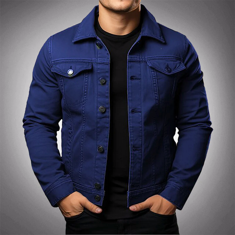 Schlanke Jeansjacke für Männer