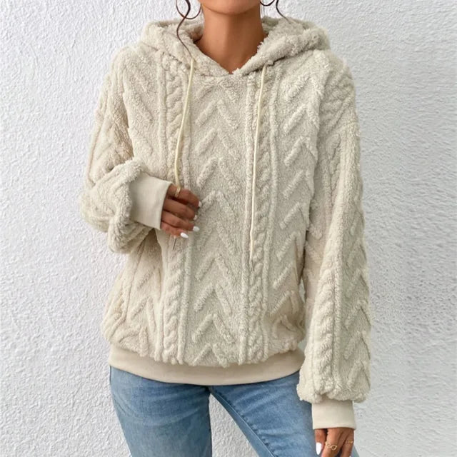 Bequemer Herbst-Kapuzenpullover