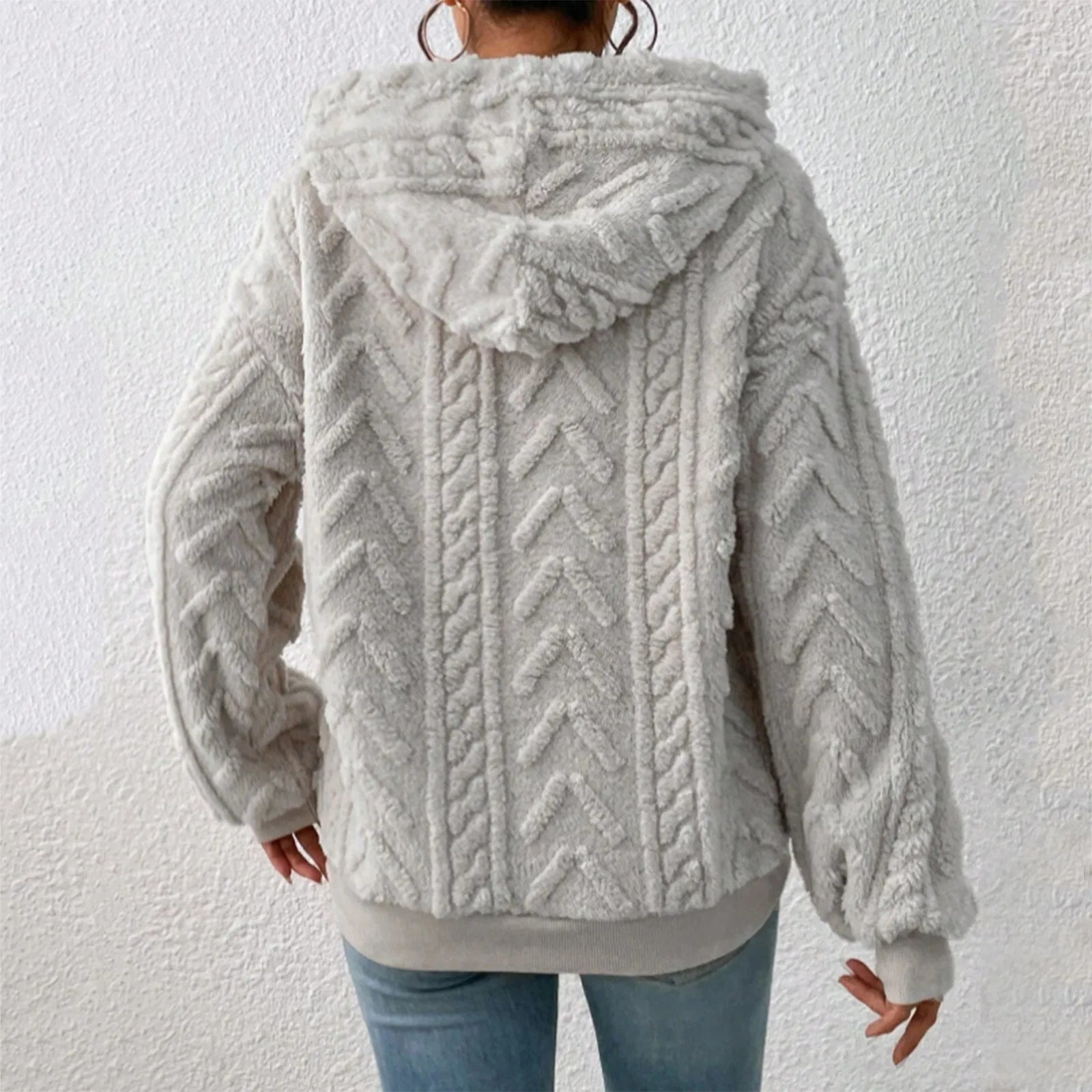 Bequemer Herbst-Kapuzenpullover