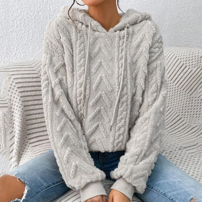 Bequemer Herbst-Kapuzenpullover
