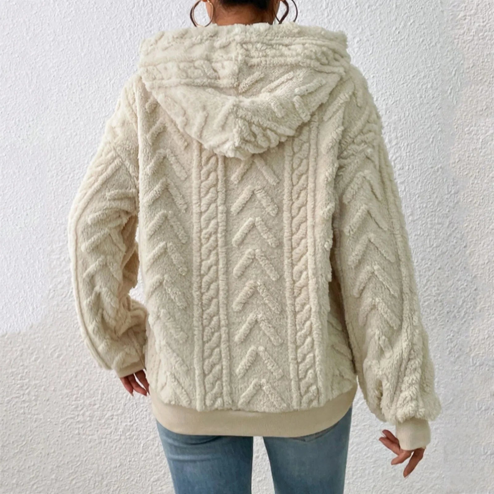 Bequemer Herbst-Kapuzenpullover