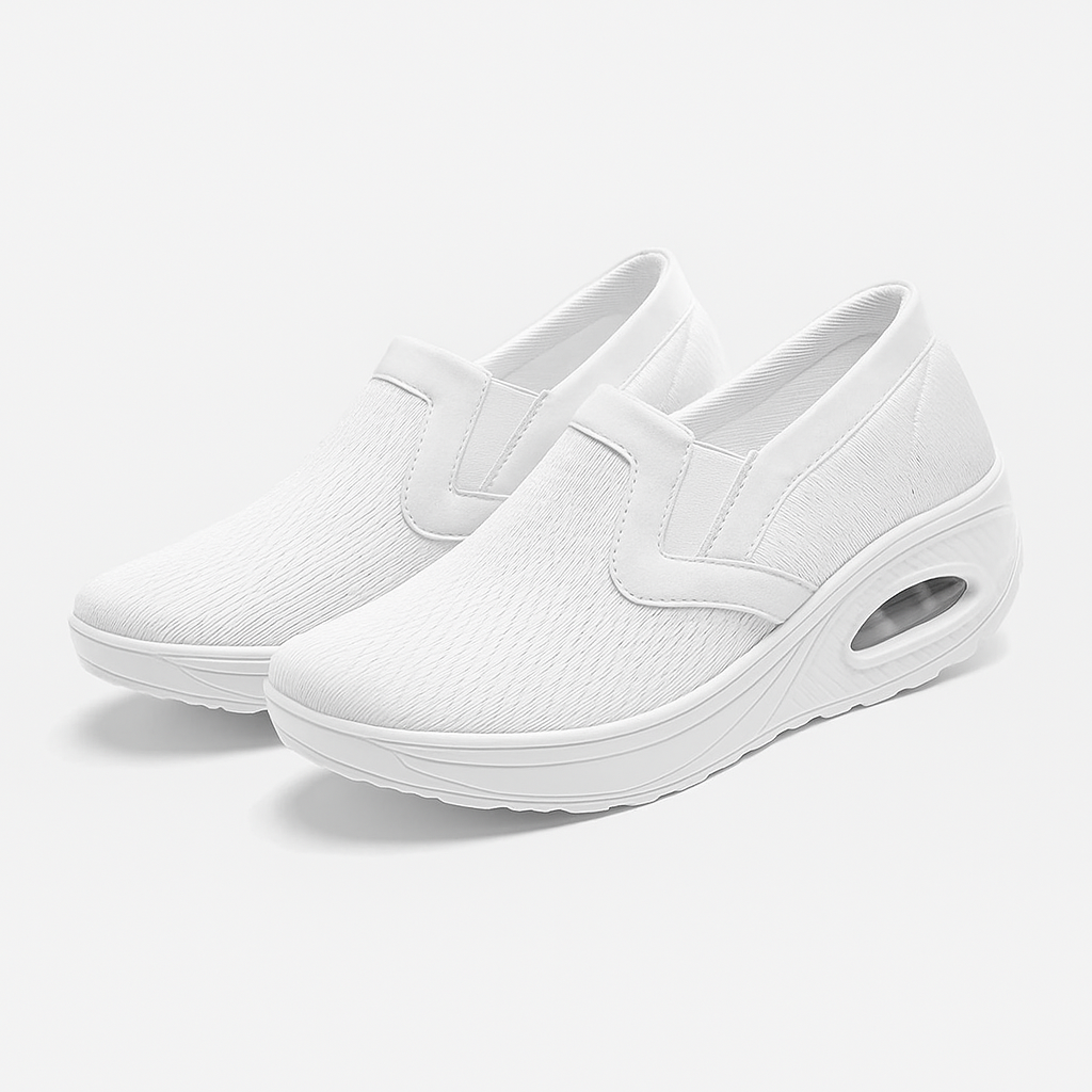 White Lightweight sneakers for women