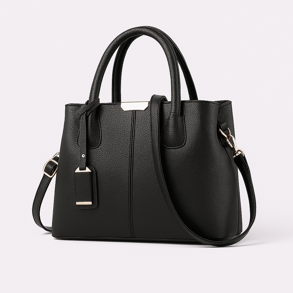 Black shoulder bag for women