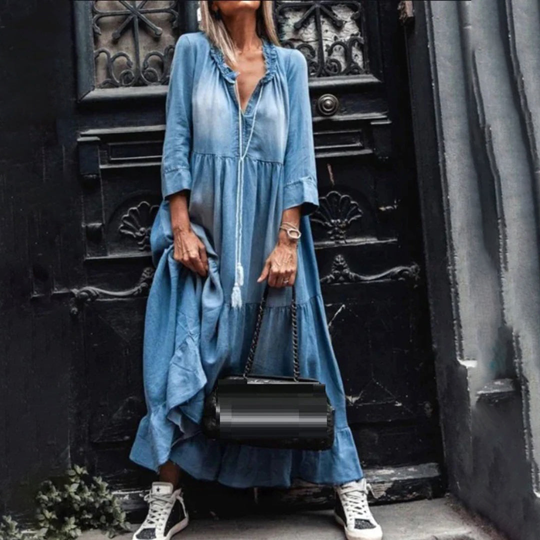 MARGHERITA - Bequemes langes Sommerkleid