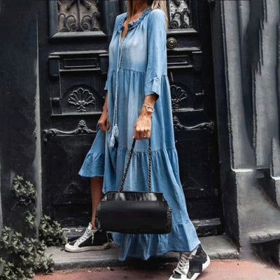 MARGHERITA - Bequemes langes Sommerkleid