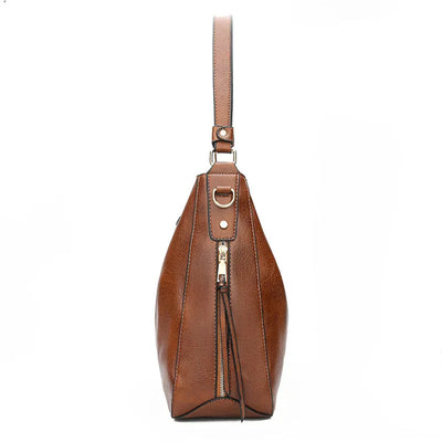 Elegante Handtasche Damen Schwarz – Geräumige Tasche Frida