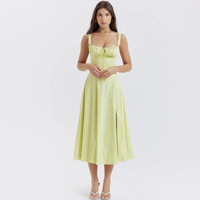 MAIKE - Elegantes Midi-Sommerkleid