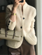 Strickjacke für Damen aus Kaschmir mit Knöpfen für den Stil