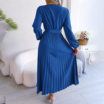 MONIQUE - Elegantes, plissiertes Sommerkleid