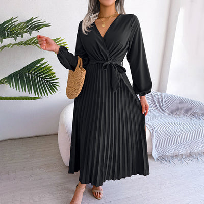 MONIQUE - Elegantes, plissiertes Sommerkleid