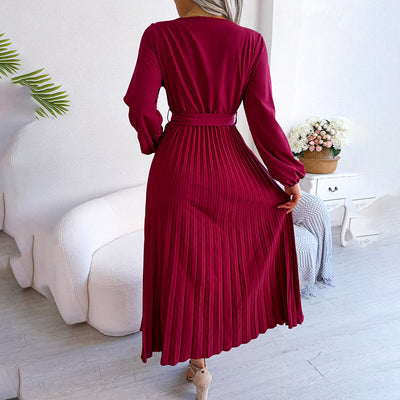 MONIQUE - Elegantes, plissiertes Sommerkleid