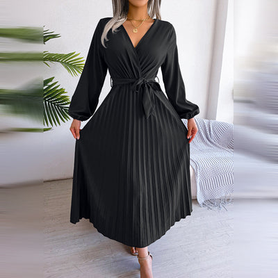 MONIQUE - Elegantes, plissiertes Sommerkleid