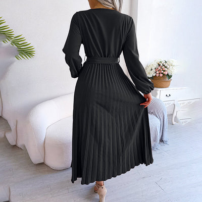 MONIQUE - Elegantes, plissiertes Sommerkleid