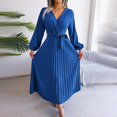 MONIQUE - Elegantes, plissiertes Sommerkleid