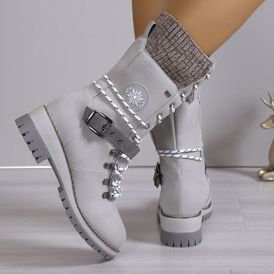 Winterstiefel mit rutschfestem und warmem Futter
