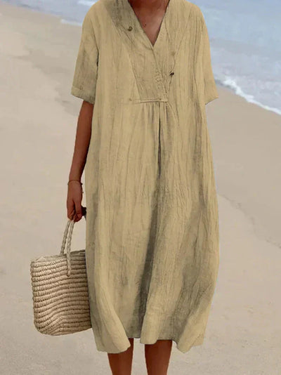 Malina - Luftiges sommerkleid im boho-stil leichtigkeit & komfort