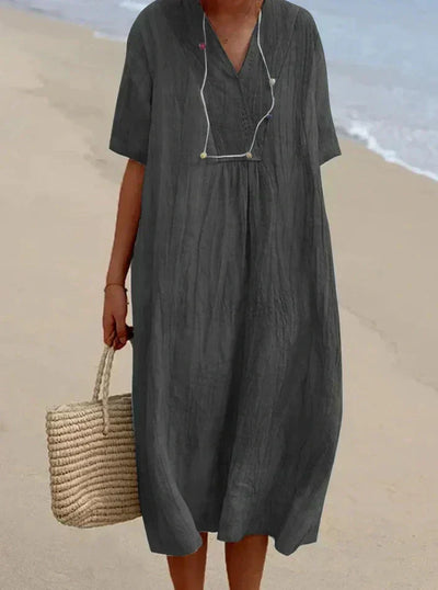Malina - Luftiges sommerkleid im boho-stil leichtigkeit & komfort